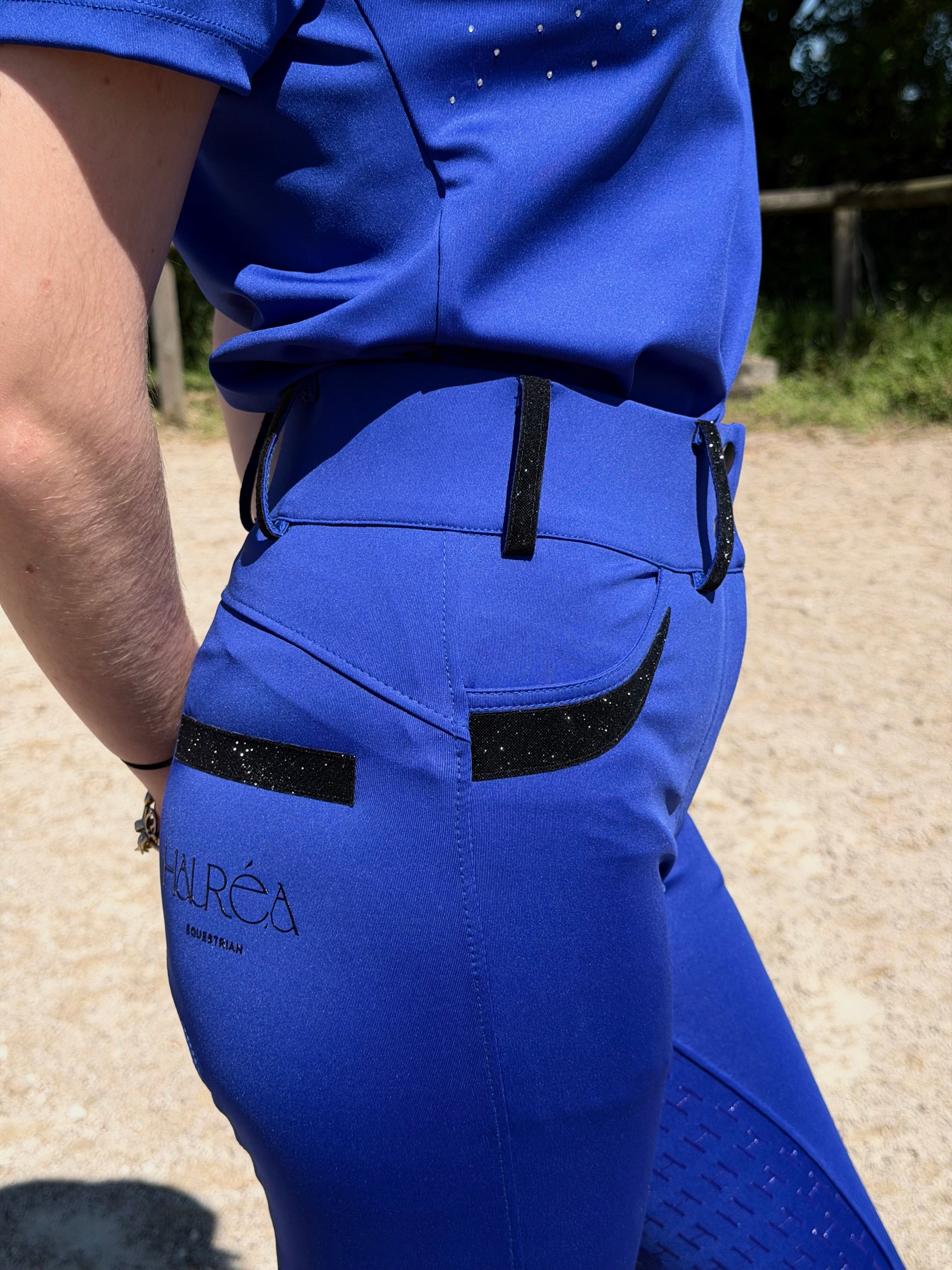 Pantalon Manon bleu électrique