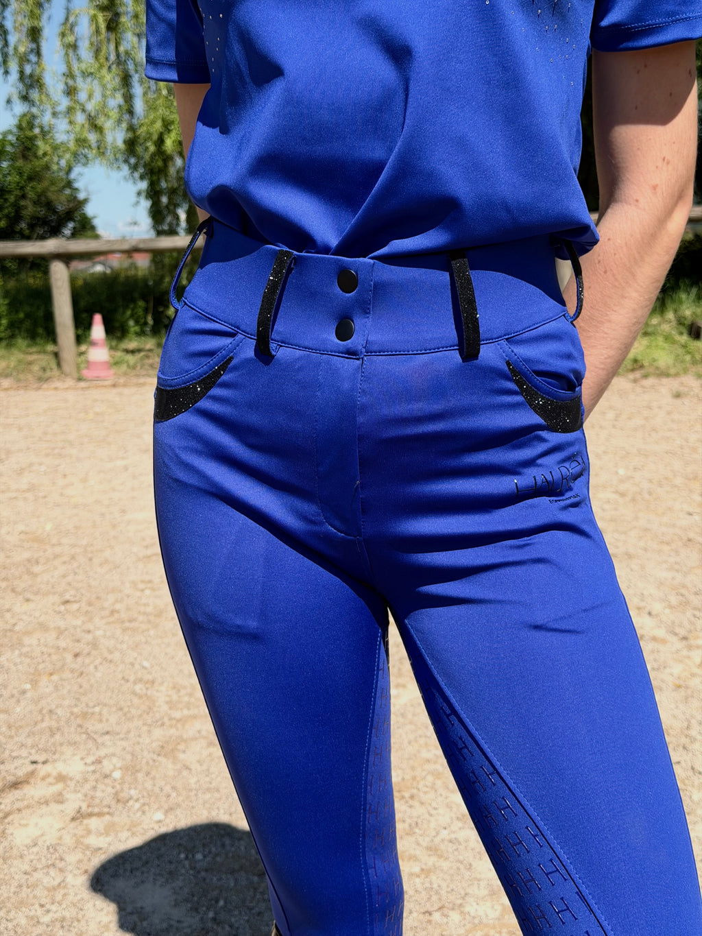 Pantalon Manon bleu électrique